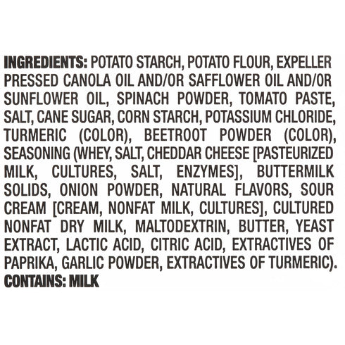 1 Oz (Pack 24) Sensible Portions Garden Veggie Snacks - Veggie Straws, Snack Size, Cheddar Cheese