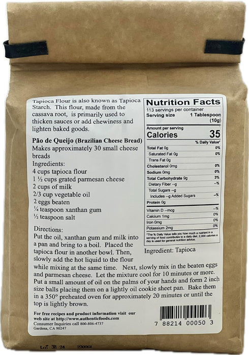 Authentic Foods 2.5 lb Tapioca Flour