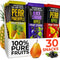 ZEARAW Healthy Fruit Snacks for Adults and Kids 30 Fruit Leather with