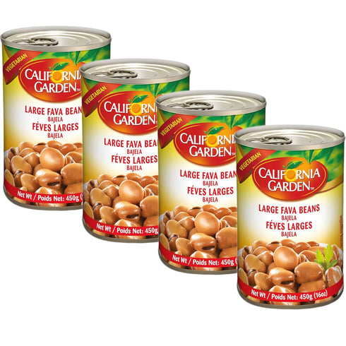 California Garden Bajela Large Fava Beans 450g (4 cans)