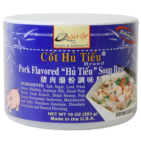 Quoc Viet Foods - Pork Flavored "Hu Tieu" Soup Base 10oz Cot