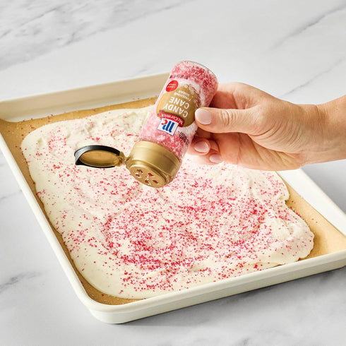3.81 oz McCormick Finishing Sugar, Candy Cane, Limited Edition, Sweet Peppermint, Iconic Holiday Flavor, For Hot