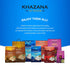 4lb Khazana Authentic Premium Basmati Rice - Resealable Zipper Bag | Non-GMO, Gluten-Free, Kosher & Cholesterol-Free |
