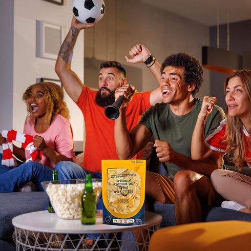 8 oz Pack 1) Ol' Uncle Porkers Keto-Friendly Pork Rinds Fried in Coconut Oil, Bags, (Loaded Baked Potato Flavor