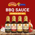Country Pack 18oz Bob's BBQ Sauce Variety - Spicy Sweet, Original, Hickory & Brown Sugar, Sweet Honey, Savory Marinades