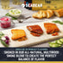 18oz (3 6oz) 18 (3 6 SeaBear Smoked Salmon Trio x Fillets Gift Box Wild Alaska Sockeye, Wild Pink & Coho Fillets, Shelf