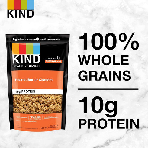 Pack, 10g 11oz, 3 Count Kind Healthy Grains Granola Variety Gluten Free, Healthy Snack Mix, Dark Chocolate, Almond