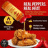 100% 12 oz (Pack 2) ARs Hot Southern Honey, Chile De Arbol (Mild) - Blend of Sweet Clover, Real Wildflower Honeys