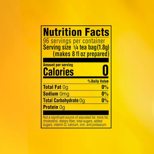 144 (24ct Pack 6) Lipton Unsweetened Iced Tea Bags, Family Size Zero Calories, Total Tea Bags