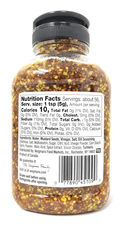Wegmans (2 Pack, 19.8oz) Whole Grain Dijon Mustard Total
