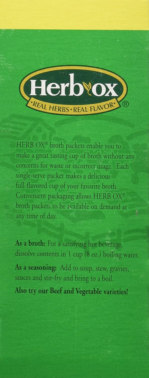 Herb-ox Hormel Herb Ox Chicken Bouillon, Sodium Free, 50 Packets