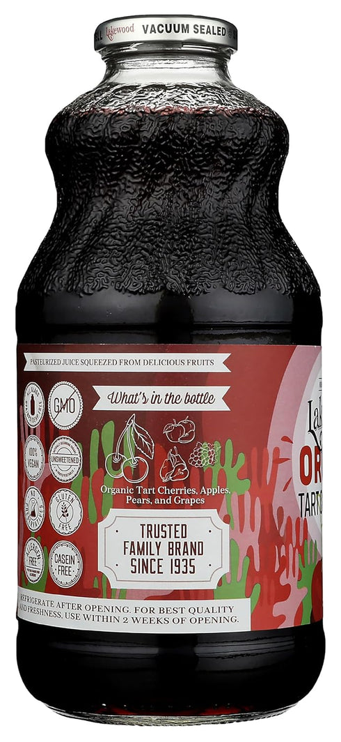32 oz Lakewood Organic Smart Healthy Tart Juice, Cherry