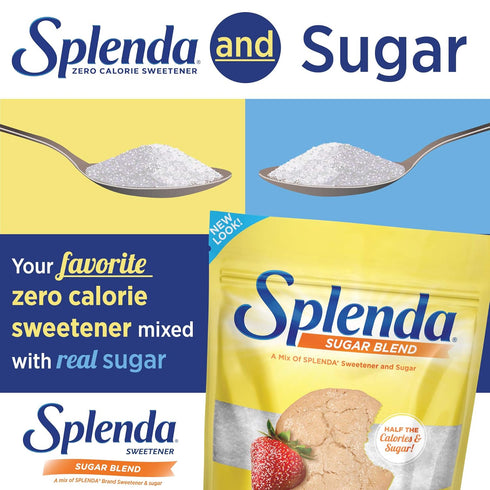 SPLENDA Low Calorie Sweetener for Baking, Sugar Blend, Resealable Bag, 32 Ounce