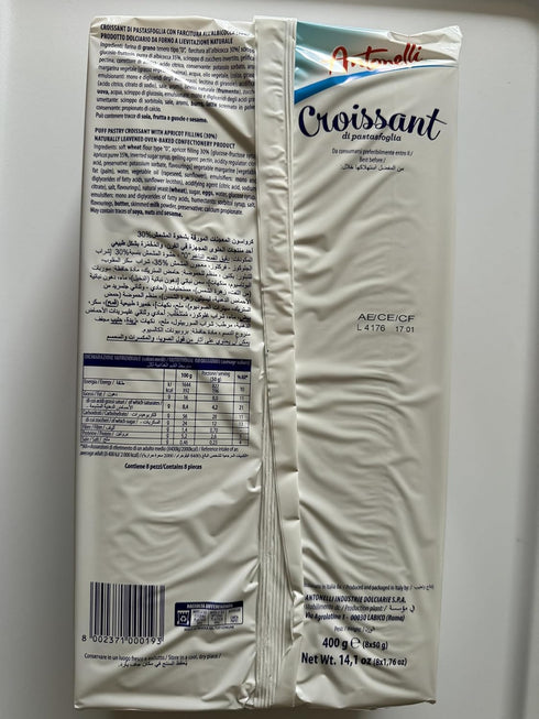 Antonelli 400g Croissants with Apricot Filling