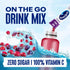 Packets 100% (40ct) Ocean Spray Cran-Grape Zero Sugar Powder Drink Mix with Real Cranberry Juice Powder, Vitamin C, No