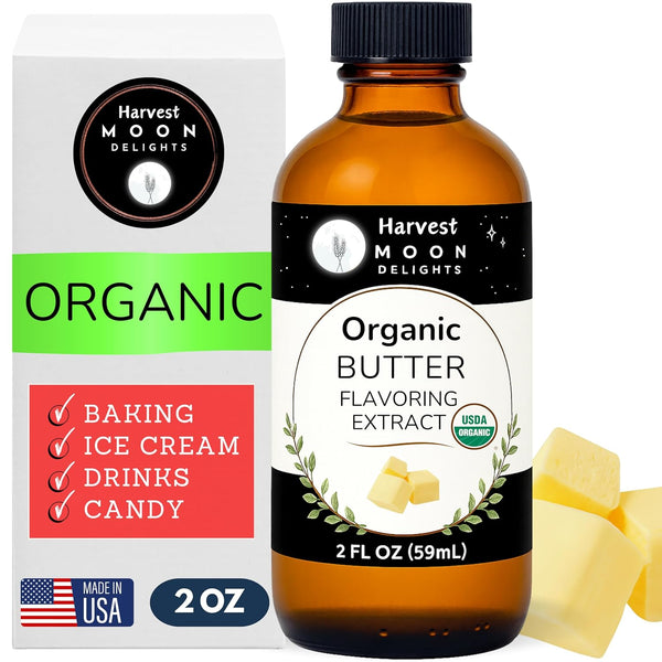 Organic Butter Extract for Baking, Ice Cream, Drinks and Candy - 2