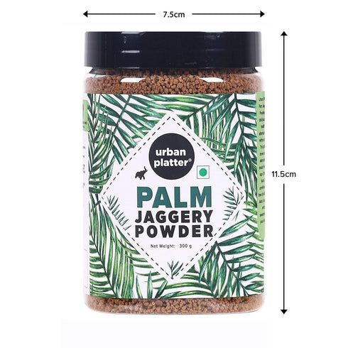 10.58 Oz (300g) Urban Platter Palm Sugar Powder | | Pure & Raw Jaggery Powder | Natural Sweetener | Healthy Sugar