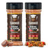 Steak & Chop Rub Seasoning Mix, 2 Bottles by Flavor God -
