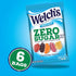 3oz Packs (Pack 6) Welch's Zero Sugar Fruity Bites, Mixed Fruit Snack Box, Gluten Free & Sugar Free Snacks, Snack