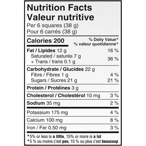 Cadbury 200g/7oz. Dairy Milk Chocolate Bar (Imported from Canada)
