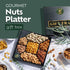 7 Assorted Nuts Gift Basket - Nut Gift Box with Walnuts, Cashews, Corn Nuts, Honey Roasted Peanuts, Pistachios, Pecans