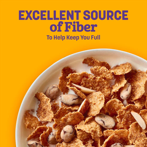 Raisin Nut Bran 20.8 oz Cereal, High Fiber Cereal, Made with Whole Grain