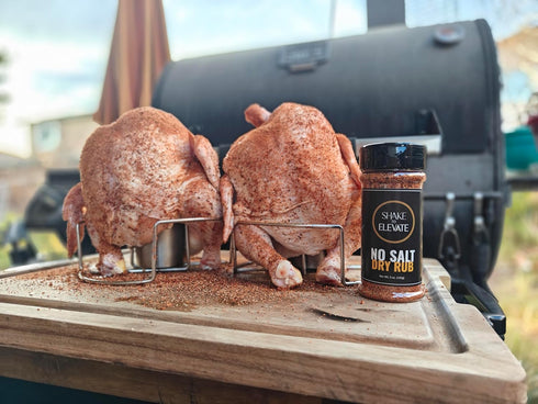 (8.4floz), Shake to Elevate No Salt Seasoning | All-Purpose Seasoning | Bold Flavor | BBQ Dry Rub | Heart Healthy |