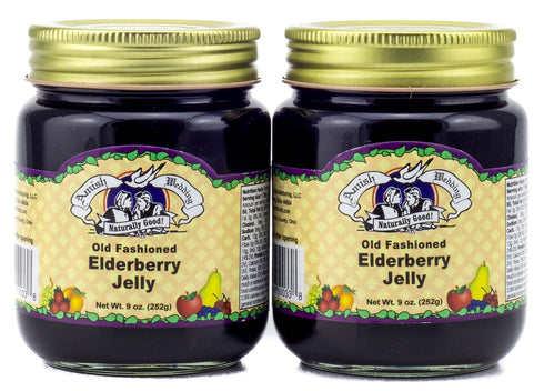 Amish Wedding Elderberry Jelly 9oz (Pack of 2)