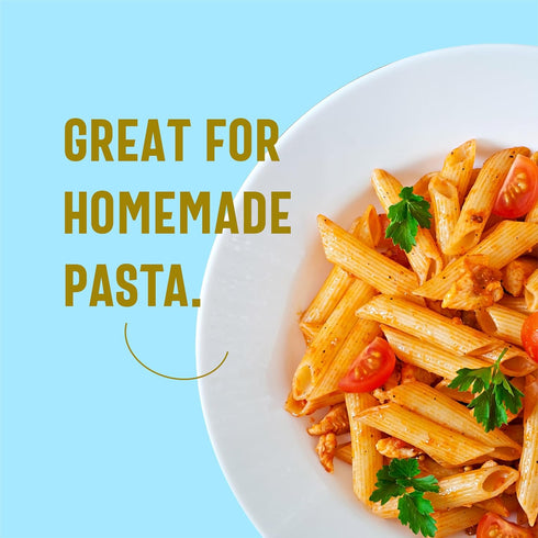 ONE IN A MILL 2 LB Pack 2 Packed Semolina Flour of | High Protein Durum Wheat Flour for Pizza Dough, Pasta, Bread