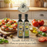 8.5 oz., Pack 2 Ellora Farms, Extra Virgin Olive Oil, Organic and Single Estate PDO Combo, Greek Single Origin, Kosher