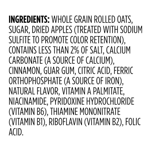 1.23 Oz, 20 Amazon Grocery, Apple & Cinnamon Instant Oatmeal, Ct