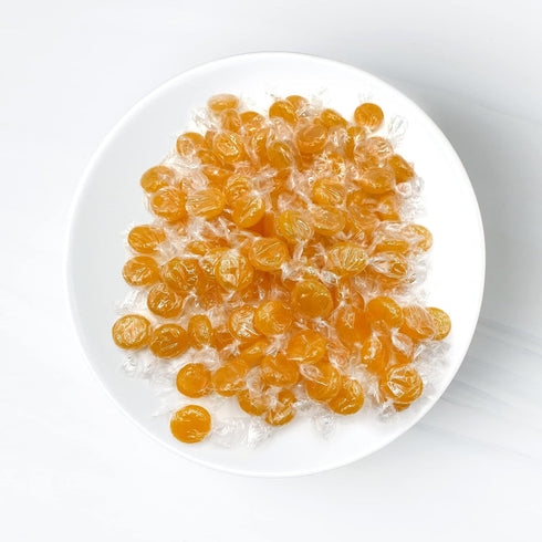 2LB Butterscotch Hard Candy - Bag of Individually Wrapped Butter Scotch Bulk Candy, Yellow Butterscotch Discs Are
