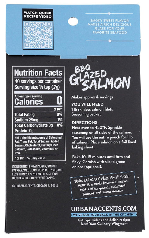 Urban Accents BBQ Glazed Salmon Seasoning Mix
