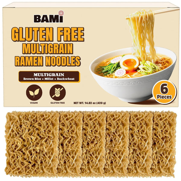 Gluten Free Ramen Noodles Multigrain (6 packs) Millet And Brown Rice Ramen