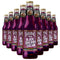 Saranac World Famous Hand-Crafted Black Cherry Cream Soda Soft Drink, 12 oz Glass
