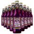 Saranac World Famous Hand-Crafted Black Cherry Cream Soda Soft Drink, 12 oz Glass
