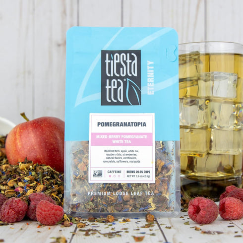 Tiesta Tea Herbal Tea Gift Box - Loose Leaf Medium to Non-Caffeinated Variety Pack, 3 Pouches