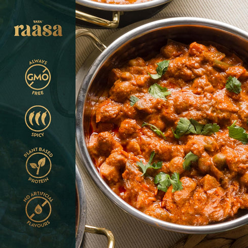 Tata Raasa 10 (Pack 6) Regal Chickpea Tikka, Vegan Friendly, Non-GMO, Ounce