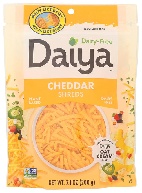 DAIYA Cheddar Style Shreds, 7.1 OZ