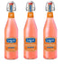 Lorina Sparkling Soda Water Blood Orange Flavor, Prestige Collection (25.4oz, 3-Pack) Naturally Flavored