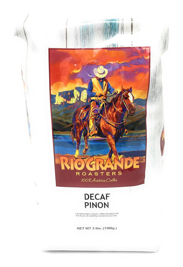 Rio Grande Roaster s Decaf Pinon Whole Bean Coffee 3 Pound Bag