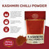 Spicy World 7 Kashmiri Chili Powder Red Ounce Resealable bag | All Natural Low Heat, Chili Powder - Red Pepper Powder