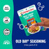 2.5 Packets, 12-Count Chicken of the Sea Lightly Seasoned OLD BAY Wild Caught Light Tuna, Ounce OLD BAY Flavored High
