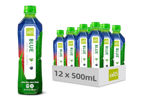ALO Aloe Vera Juice Drink | BLUE - Aloe Vera + Blueberry