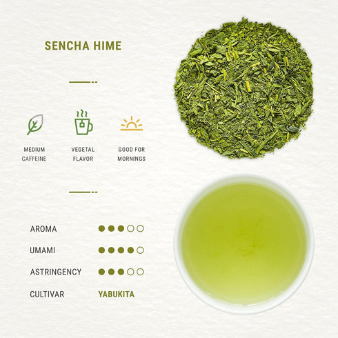 (3.5oz/100g) Senbird Premium Sencha With Matcha - Japanese Green Tea With Matcha - From Kyoto, Japan - Loose Leaf Tea