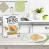 6-3.5 oz Good Thins Sesame Rice Snacks Gluten Free Crackers, Bulk Snack Crackers, Boxes