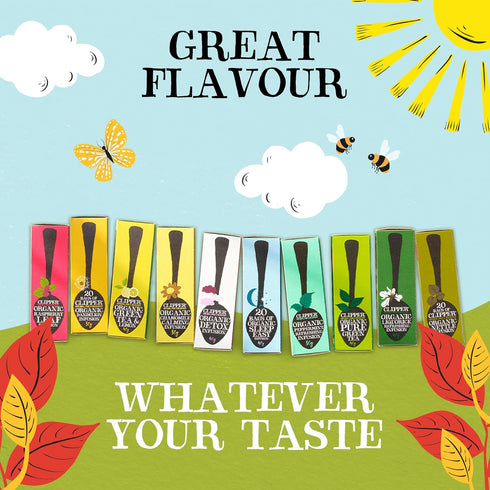 Clipper Tea Organic Fairtrade English Breakfast, Big Ben - USDA Organic, Non-GMO, Fair Trade, Sustainable Caffeinated