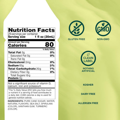 25.4 oz) Monin - Pistachio Syrup | Rich & Buttery Sweetness, Premium Syrup for Coffee, Cold Brews & More | Clean Label