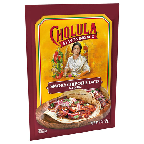 Cholula Smoky Chipotle Taco Seasoning Mix, 1 oz (Pack of 12)