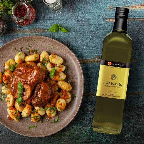 750ml 100% Iliada Kalamata PDO Extra Virgin Olive Oil, | Multi-Awarded | Single Region Greek | Monovarietal Koroneiki |